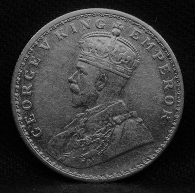 1 Rupee 1916 George V Silver coins