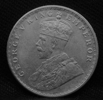 1 Rupee 1918 George V Silver coins