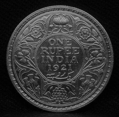 1 Rupee 1921 George V Silver coins