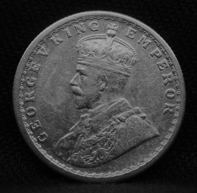 Half Rupee 1912 George V Silver coins