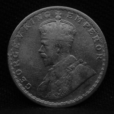 1\2 Rupee 1916 George V coins