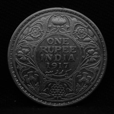 1 Rupees 1917 George V Coins