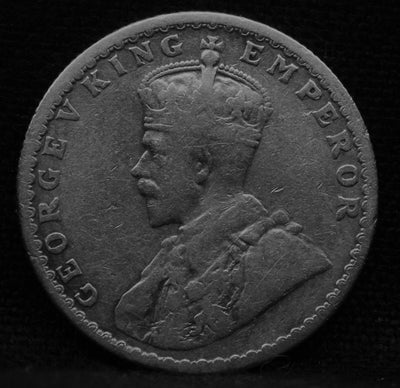 Half Rupee 1922 George V coins