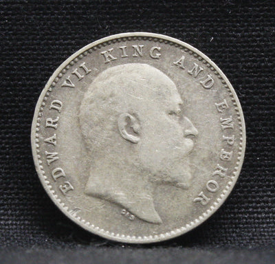 2 Annas 1904 Edward VII Silver coins