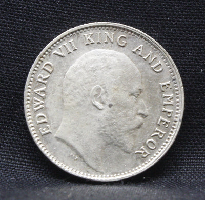 1\4 Rupees 1905 Edward VII Silver coins