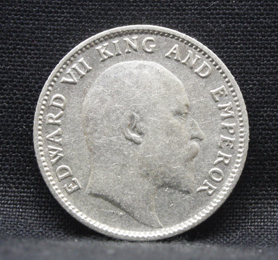 1\4 Rupees 1905 Edward VII Silver coins