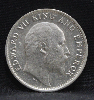 1\4 Rupees 1905 Edward VII Silver coins