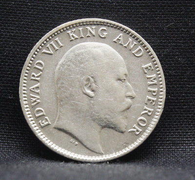 1\4 Rupees 1906 Edward VII Silver coins