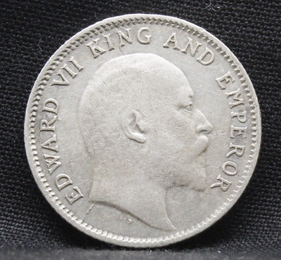 1\4 Rupees 1907 Edward VII Silver coins