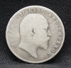 2 Annas 1907 Edward VII Silver coins