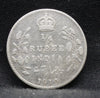 1\4 Rupees 1910 Edward VII Silver coins