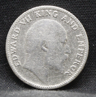 1\4 Rupees 1910 Edward VII Silver coins