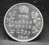 2 Annas 1910 Edward VII Silver coins