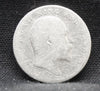 2 Annas 1910 Edward VII Silver coins