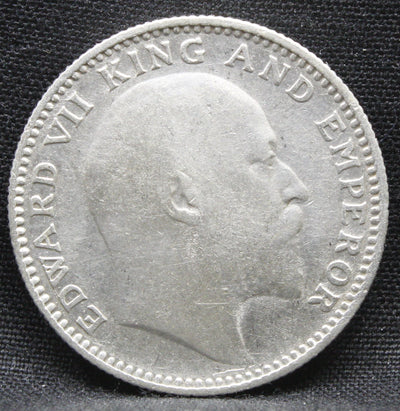 Half Rupee 1910 Edward VII Silver coins