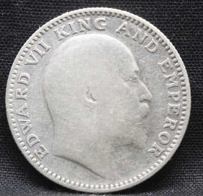 Half Rupee 1910 Edward VII Silver coins