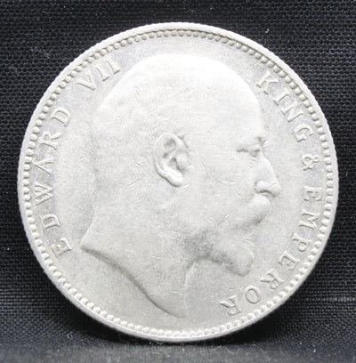 1 Rupee 1910 Edward VII Silver coins