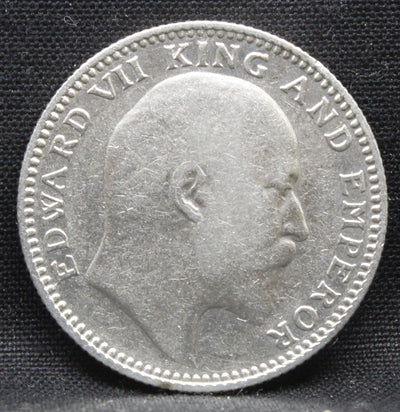 1\2 Rupee 1910 Edward VII Silver coins