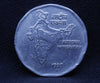 2 RS INDIA MAP COIN HYDERABAD