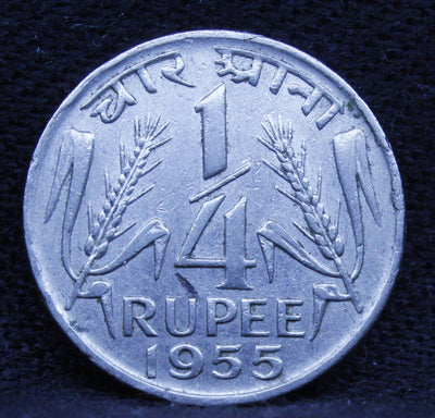 Quarter Rs - Corn Sheaf -1955-UNC