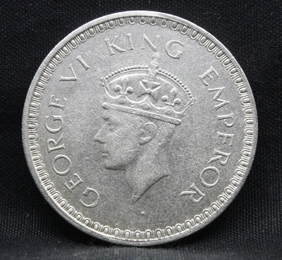 One Rupee 1943 George VI Silver coins