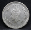 Half Rupee 1944 George VI Silver coins