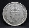 Half Rupee 1944 George VI Silver coins