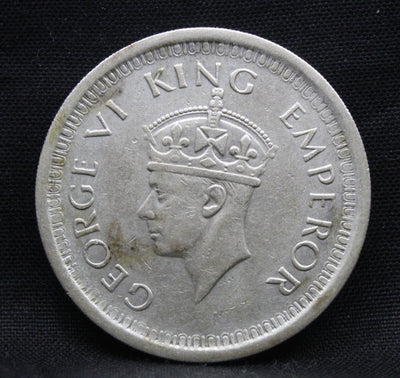 One Rupee 1944 George VI Silver coins