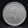 Half Rupee 1944 George VI Silver coins