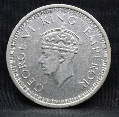 One Rupee 1945 George VI Silver coins