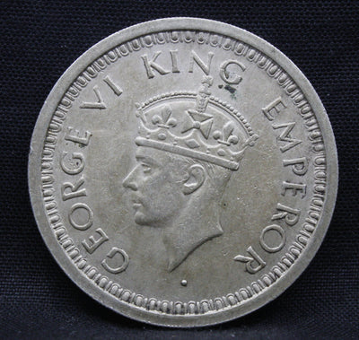 One Rupee 1945 George VI Silver coins