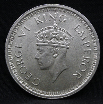 One Rupee 1945 George VI Silver coins