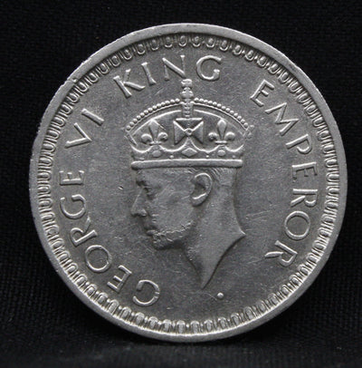 Half Rupee 1945 George VI Silver coins