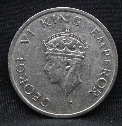 Half Rupee 1946 George VI Nickel coins