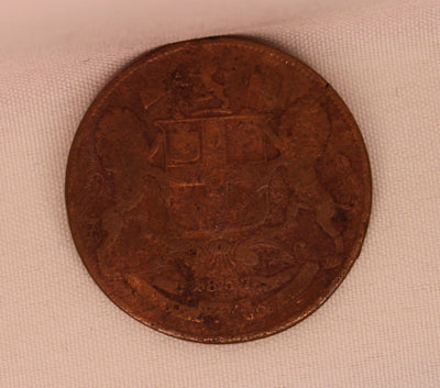 Quarter Anna  East Indian Company 1857