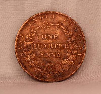 Quarter Anna  East Indian Company 1857