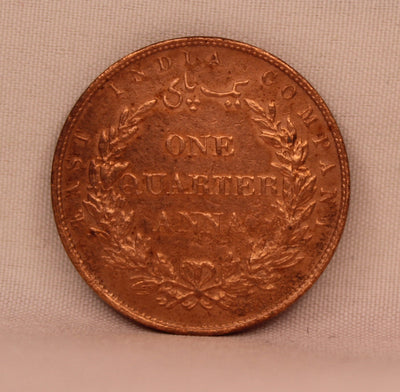 Quarter Anna  East Indian Company 1858