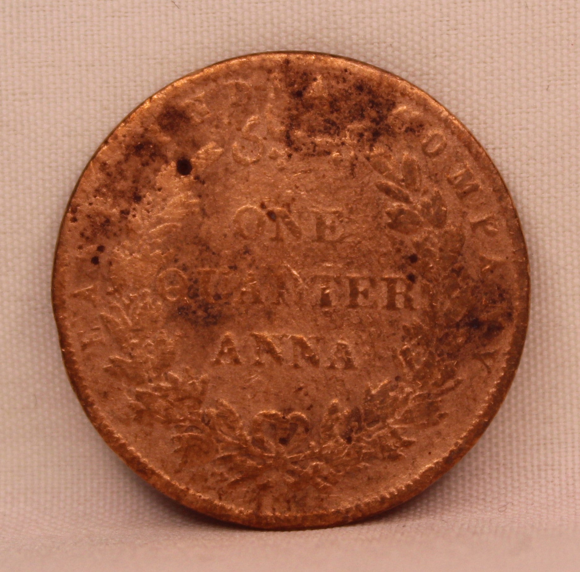 1\4 Anna  East Indian Company Single Leaf