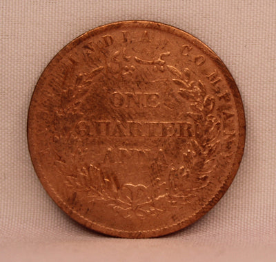 Quarter Anna  East Indian Company Single Leaf