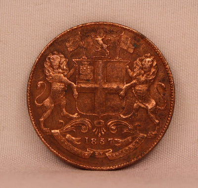 Quarter Anna  East Indian Company 1857