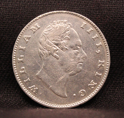 1 Rupee 1835 East India Company Silver Coin