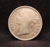 1/4 Rupee Victoria Queen Continuous Legend East India Company East India