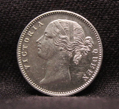 1/2 Rupee Victoria Queen Continuous Legend East India Company East India