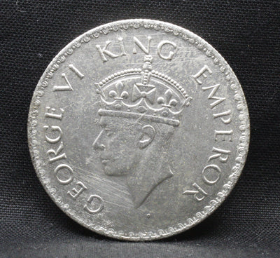 One Rupee 1938 George VI Silver coins