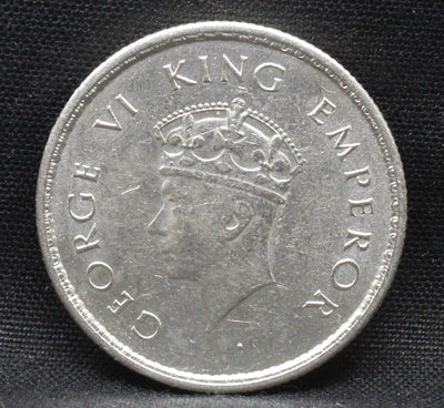 Half Rupee 1938 George VI Silver coins