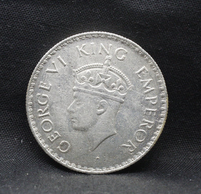 One Rupee 1938 George VI Silver coins