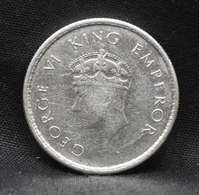 Half Rupee 1938 George VI Silver coins