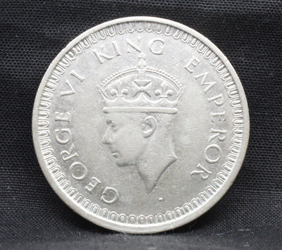 One Rupee 1943 George VI Silver coins