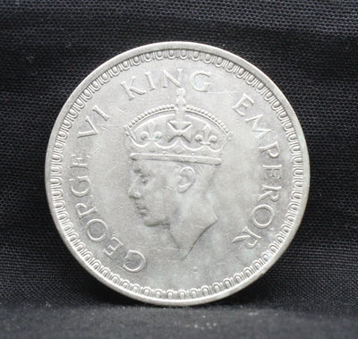 One Rupee 1943 George VI Silver coins