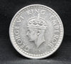 Half Rupee 1945 George VI Silver coins